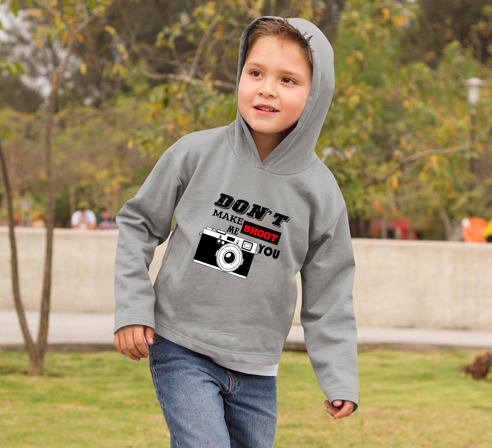 don't make me shoot u Hoodie For Boys-FunkyTradition - FunkyTradition