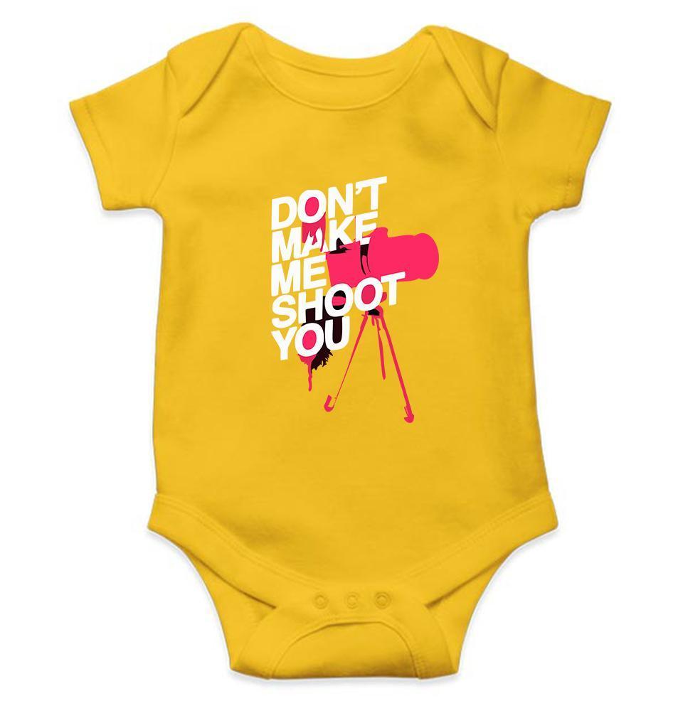 Dont Make Me Shoot U Rompers for Baby Girl- FunkyTradition - FunkyTradition