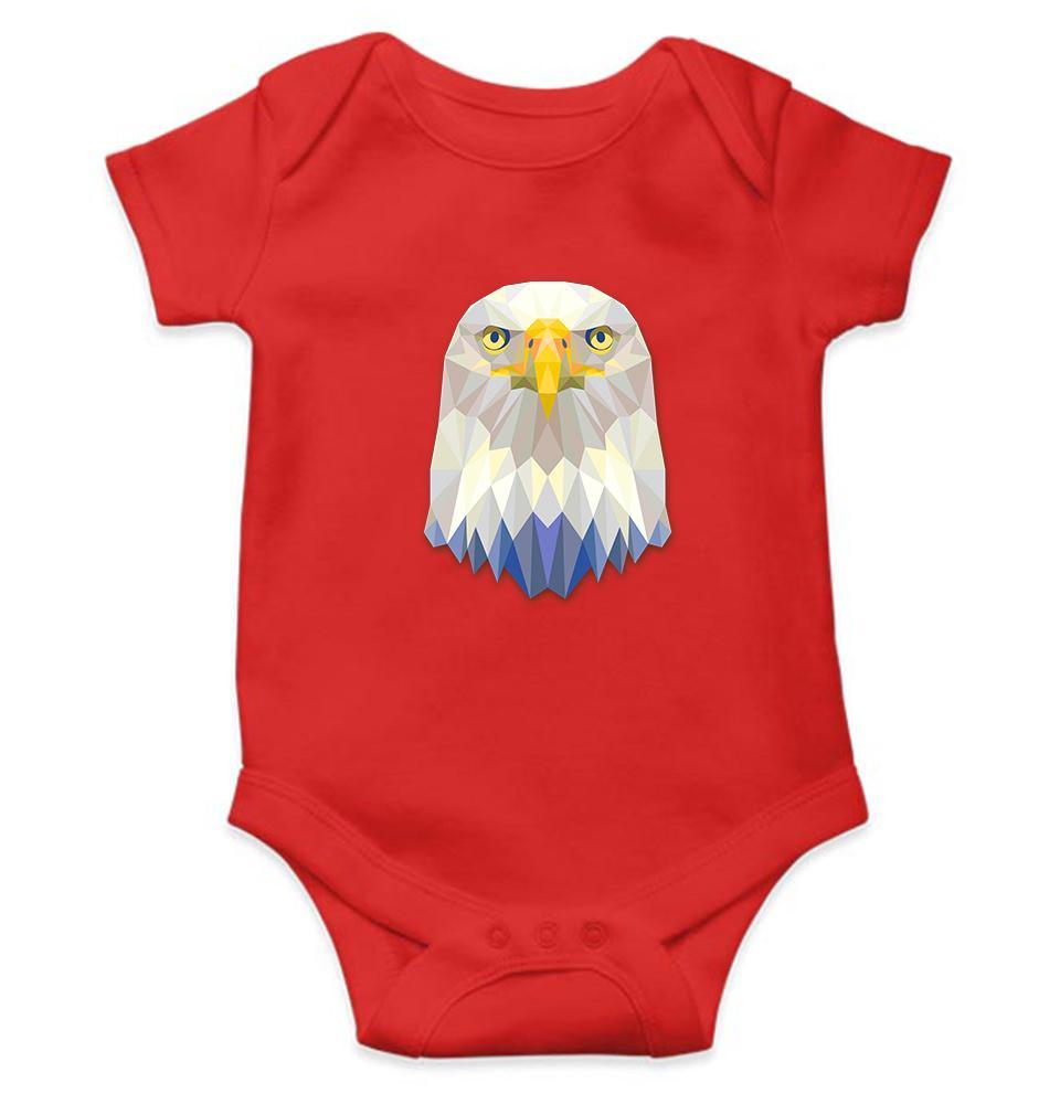 Eagle Abstract Rompers for Baby Girl- FunkyTradition - FunkyTradition