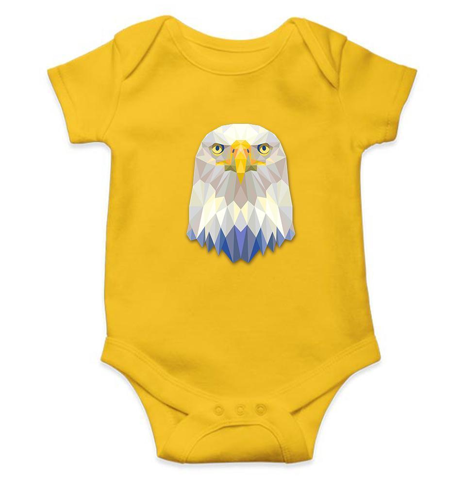 Eagle Abstract Rompers for Baby Girl- FunkyTradition - FunkyTradition