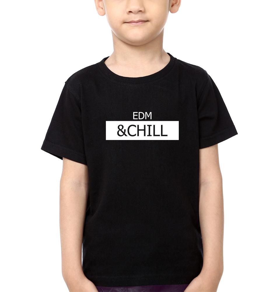 EDM & CHILL Half Sleeves T-Shirt for Boy-FunkyTradition - FunkyTradition