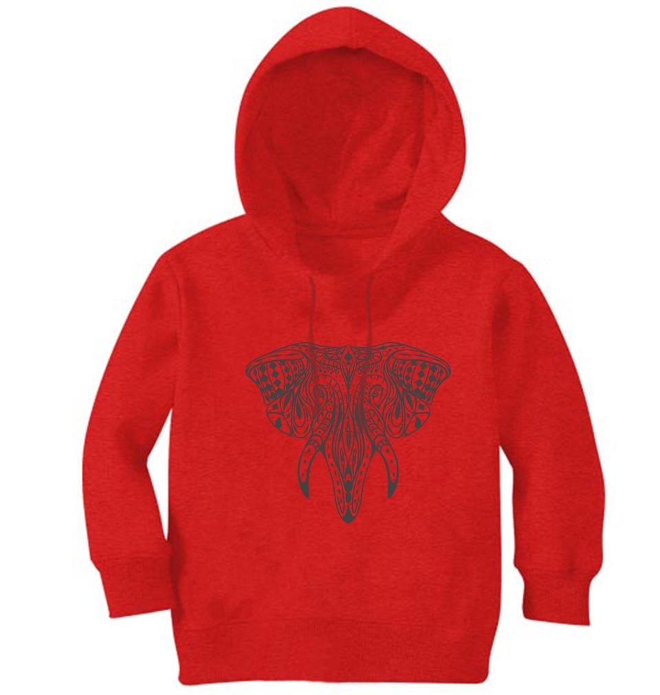 ETHINIC ELEPHANT Hoodie For Girls -FunkyTradition - FunkyTradition
