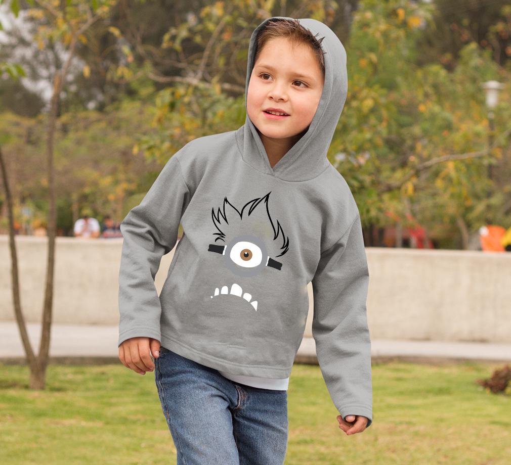 Evil Minion Hoodie For Boys-FunkyTradition - FunkyTradition