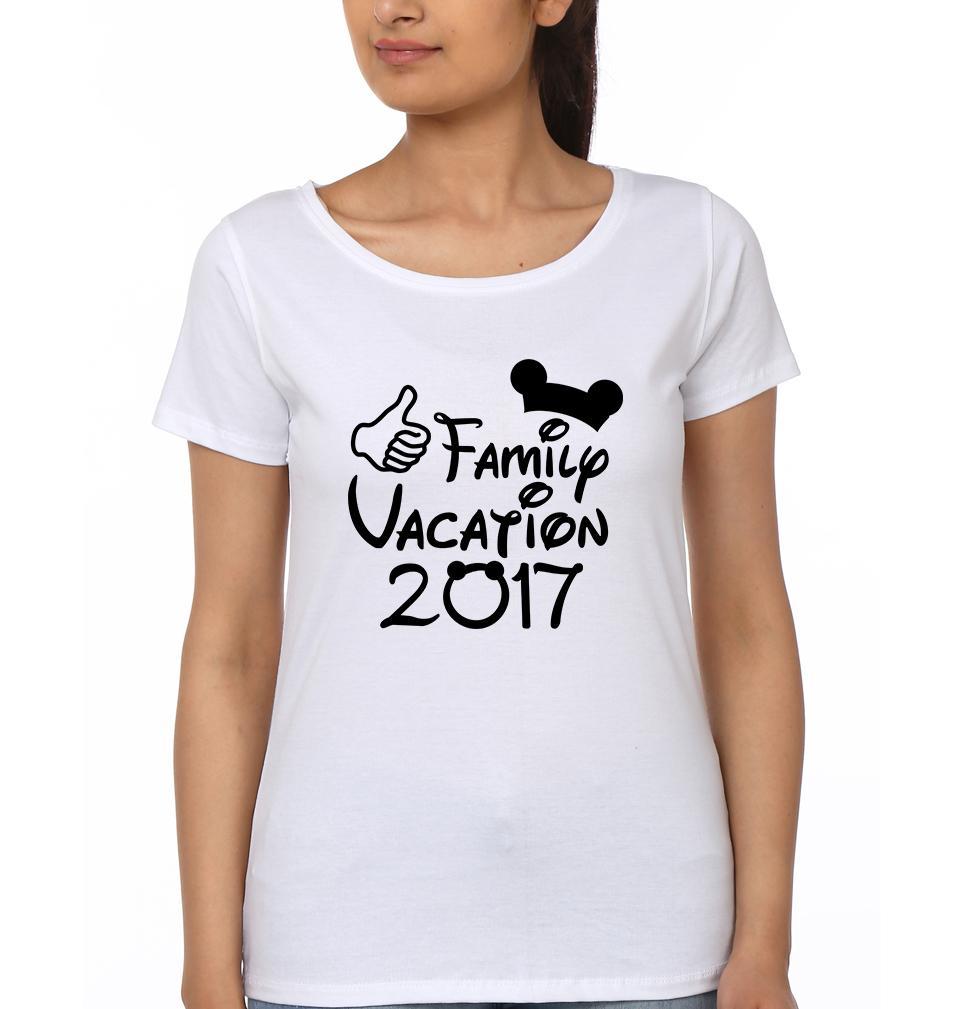 Family vacation 2017 Family Half Sleeves T-Shirts-FunkyTradition - FunkyTradition