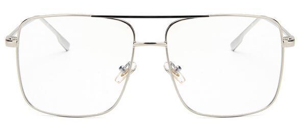 Fashion square frame vintage eyeglasses Oversized Frame For Men And Women - FunkyTradition - FunkyTradition