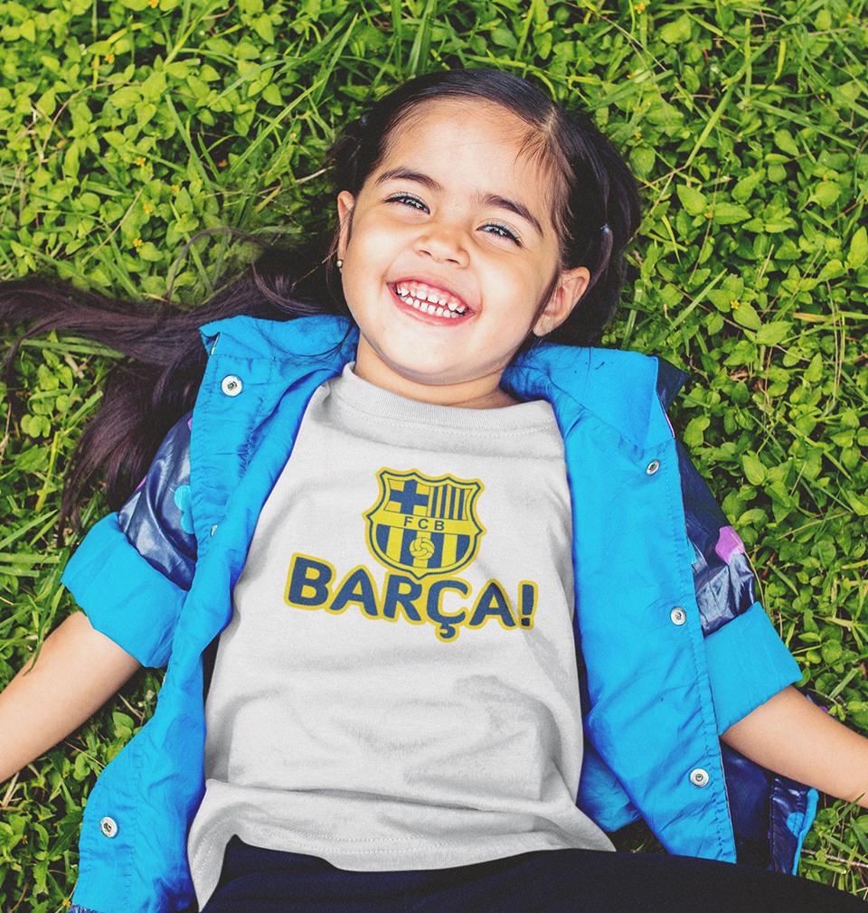 FCB Half Sleeves T-Shirt For Girls -FunkyTradition - FunkyTradition