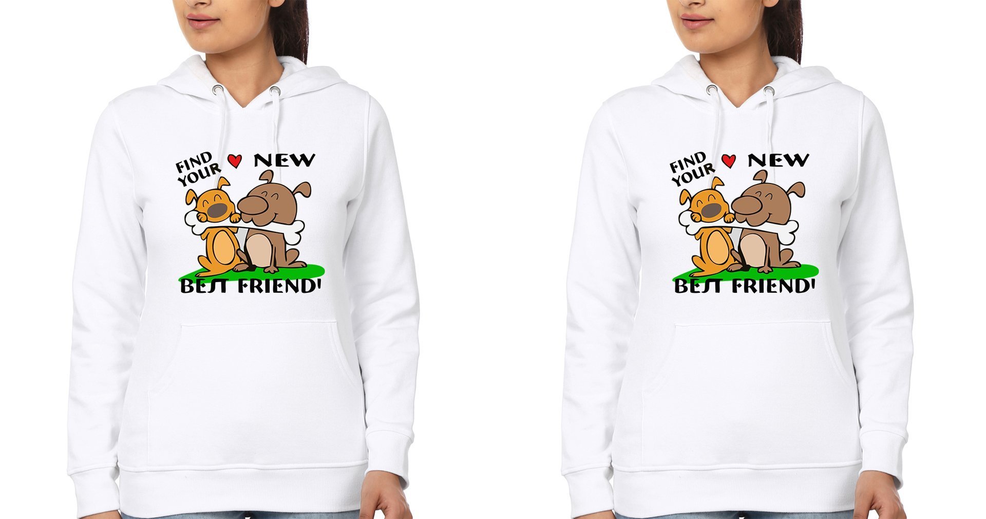 Find Your New Best friend BFF Hoodies-FunkyTradition - FunkyTradition
