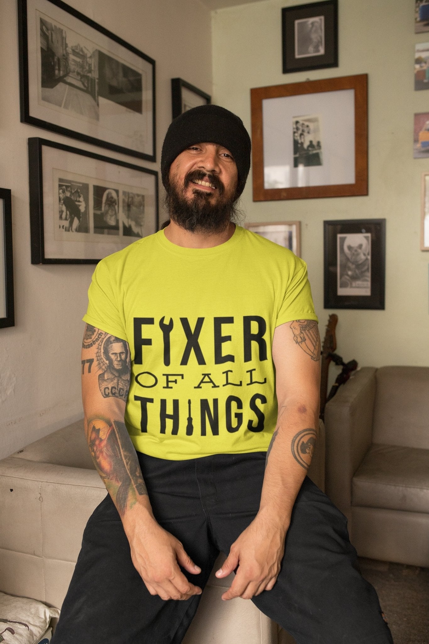 Fixer of all things Men Half Sleeves T-Shirt- FunkyTradition - FunkyTradition