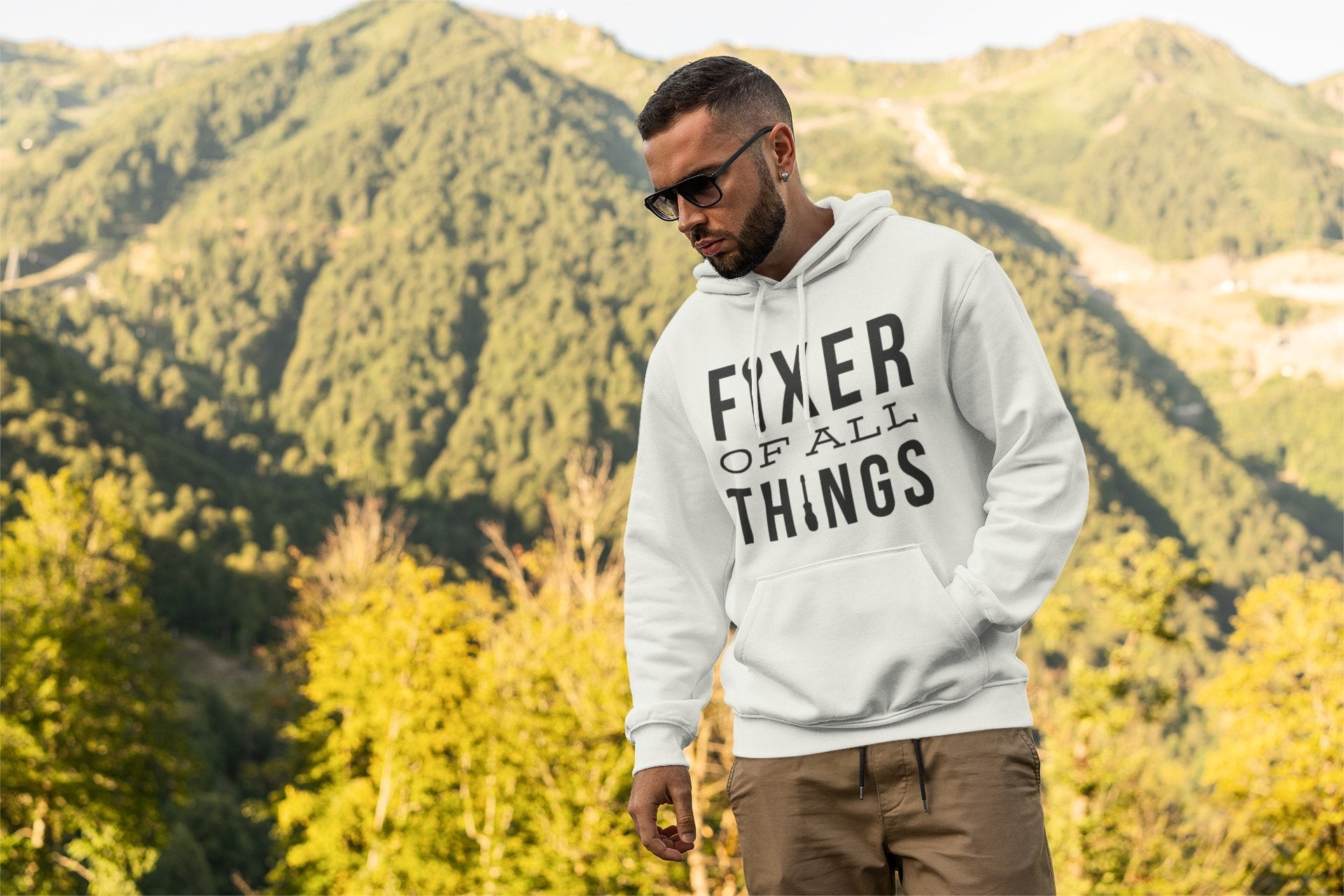 Fixer of all things Men Hoodies-FunkyTradition - FunkyTradition