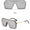 Funky Celebrity Oversized Square Sunglasses-FunkyTradition - FunkyTradition