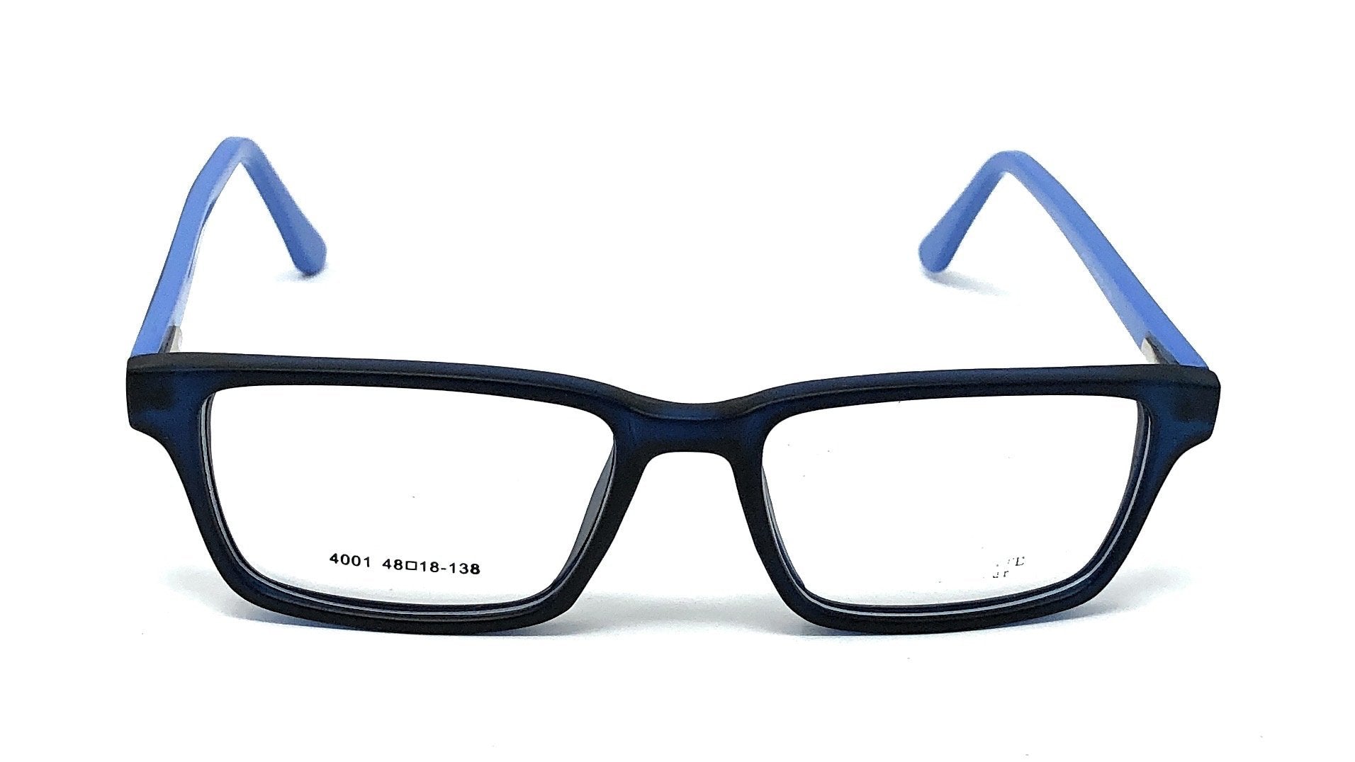Funky Stylish Blue Rectangle Spectacle Eye Frames-FunkyTradition - FunkyTradition