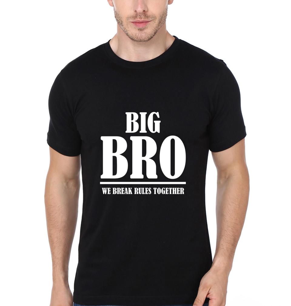 FunkyTradition Big Brother Little Sister Brother Sister Black Half Sleeves T Shirt - FunkyTradition