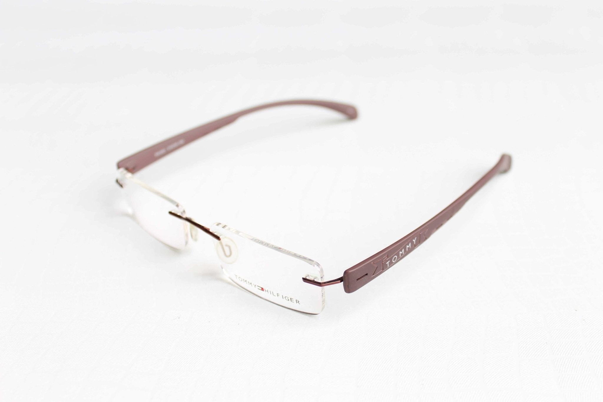FunkyTradition Brown Attractive Rimless Spectacle Eye Frames - FunkyTradition