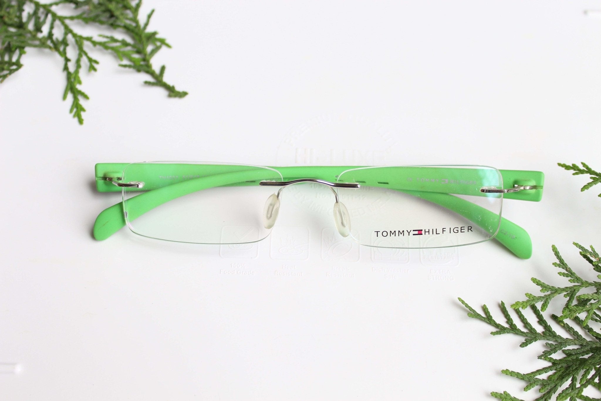 FunkyTradition Green Attractive Rimless Spectacle Eye Frames - FunkyTradition