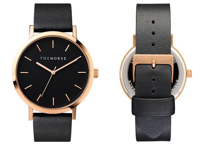 FunkyTradition Minimal Classic Black Golden Watch - FunkyTradition