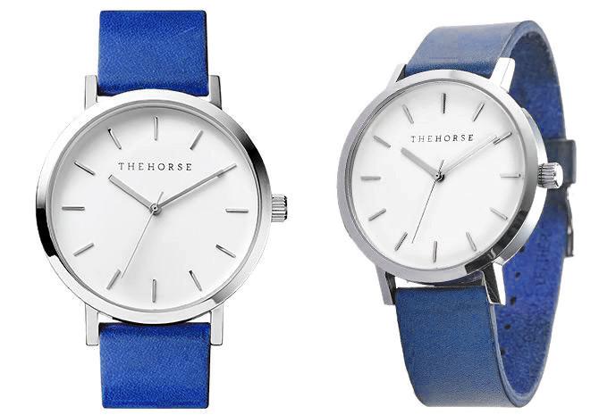 FunkyTradition Minimal Classic White Blue Watch - FunkyTradition