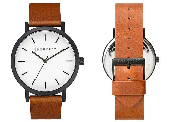 FunkyTradition Minimal Classic White Brown Watch - FunkyTradition