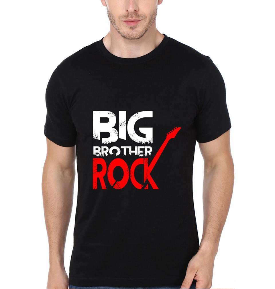 FunkyTradition Rock N Roll Brother Sister Black Half Sleeves T Shirt - FunkyTradition