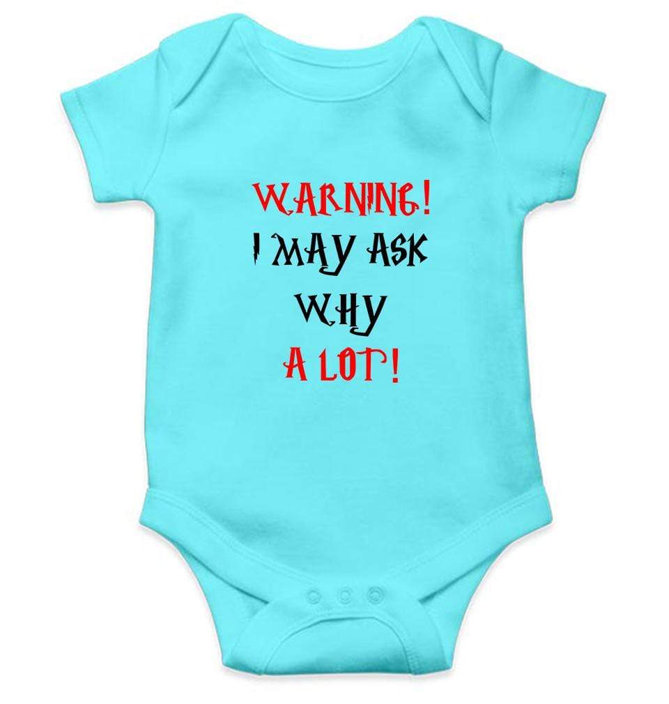 Warning I May Ask Why A lot Rompers for Baby Boy- FunkyTradition FunkyTradition