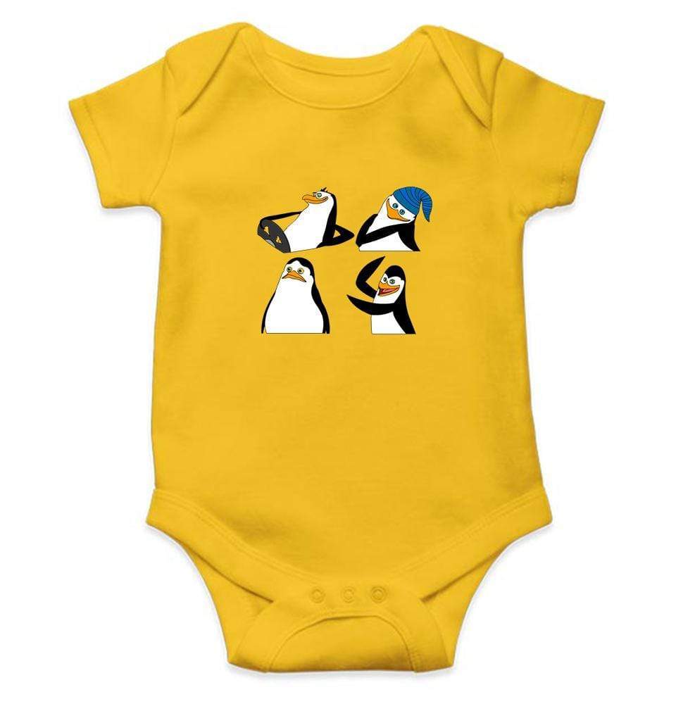 Funny Penguin Abstract Rompers for Baby Boy- FunkyTradition - FunkyTradition
