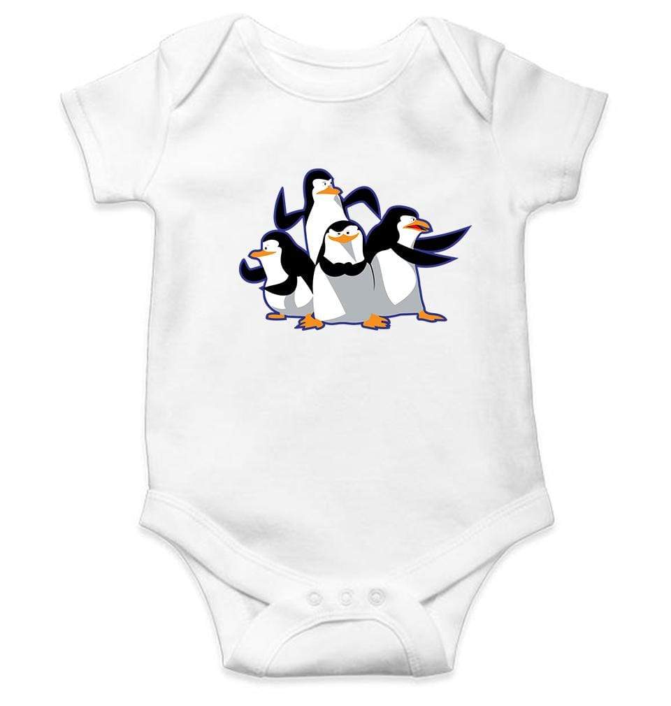 Funny Penguins Dancing Abstract Rompers for Baby Boy- FunkyTradition FunkyTradition