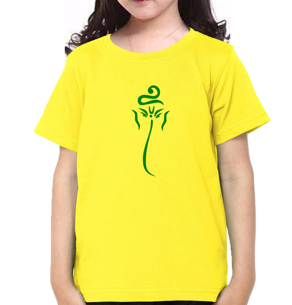 Ganesh JI Half Sleeves T-Shirt For Girls -FunkyTradition - FunkyTradition