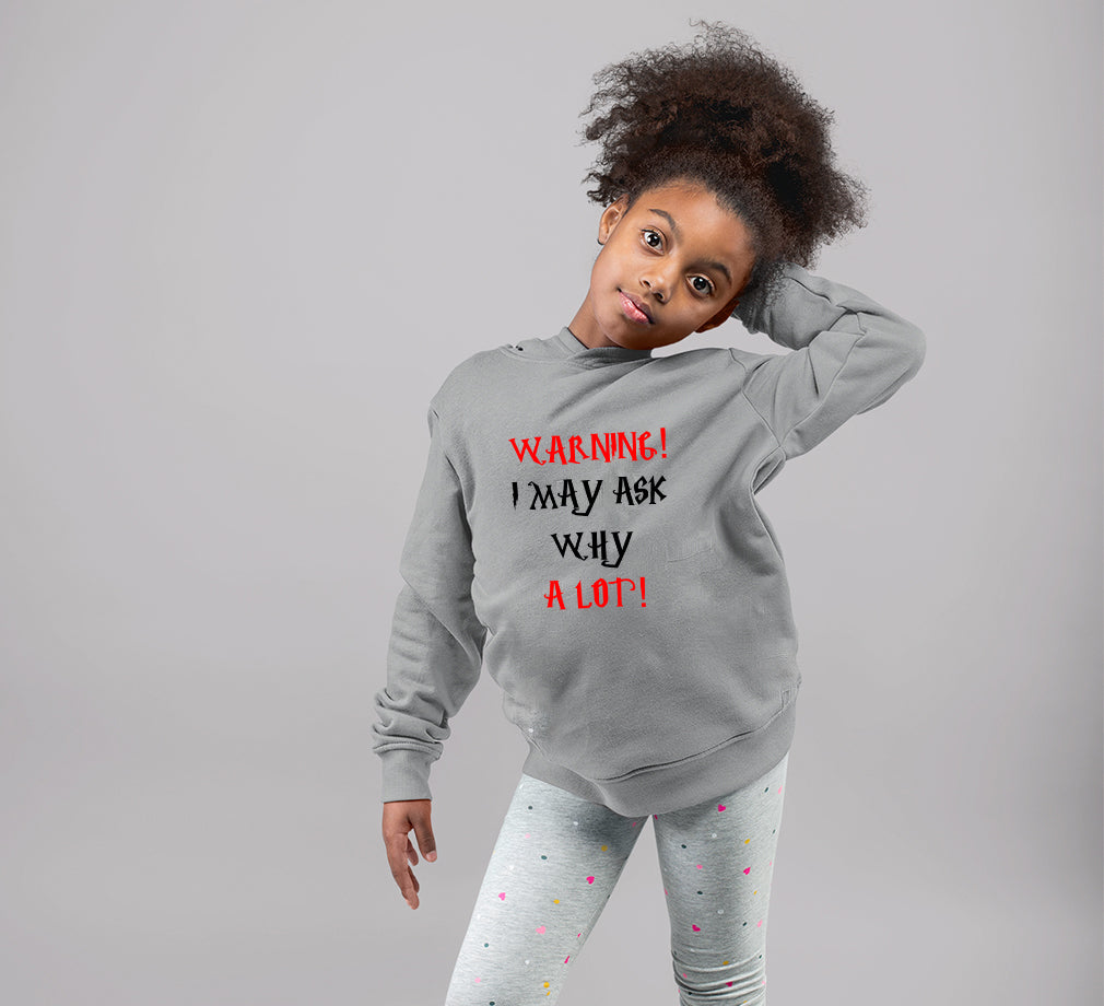 Warning Hoodie For Girls -FunkyTradition