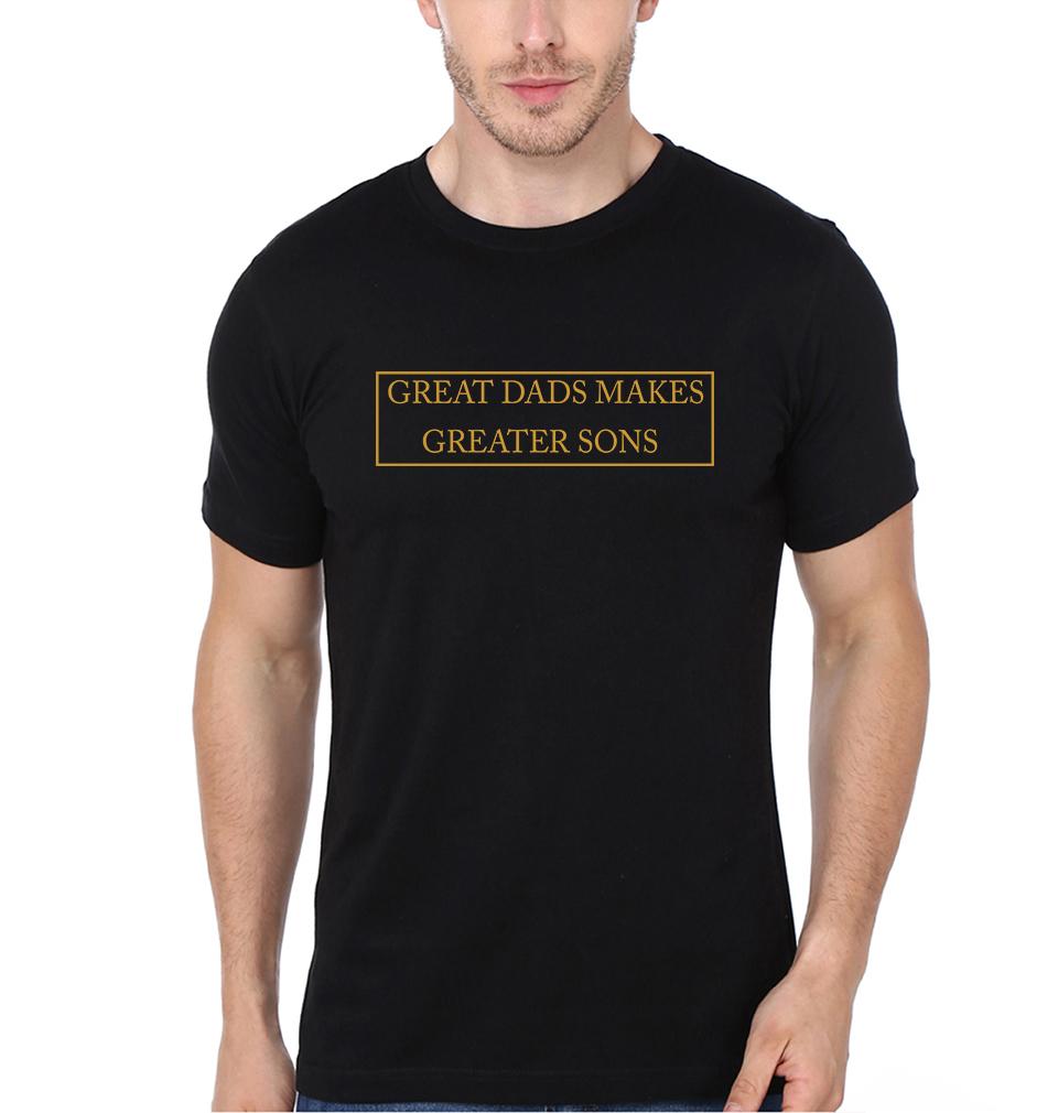 Great Dads Makes Greater Sons Father and Son Matching T-Shirt- FunkyTradition - FunkyTradition