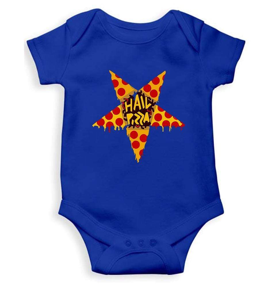Hail Pizza Rompers for Baby Girl- FunkyTradition - FunkyTradition