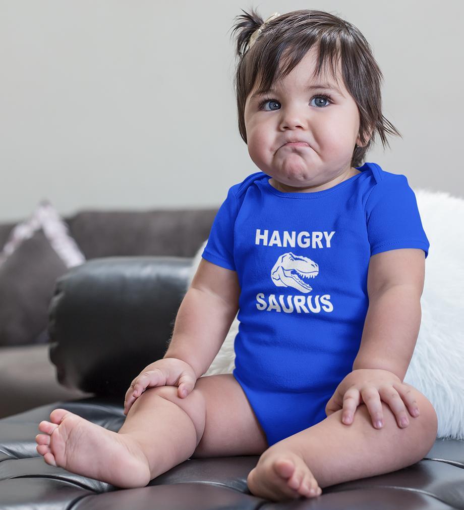 Hangry Sauras Rompers for Baby Girl- FunkyTradition - FunkyTradition