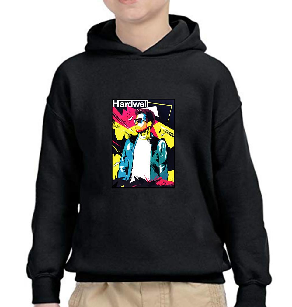 Hardwell abstract Hoodie For Boys-FunkyTradition - FunkyTradition