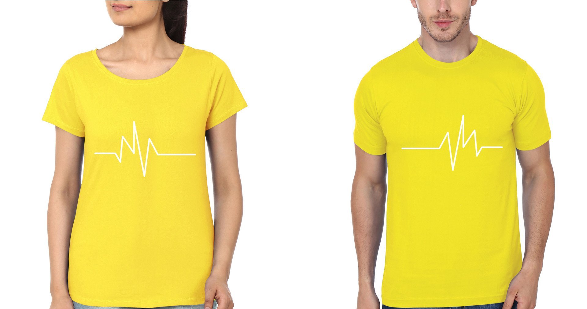 HEARTBEAT Brother and Sister Matching T-Shirts- FunkyTradition - FunkyTradition
