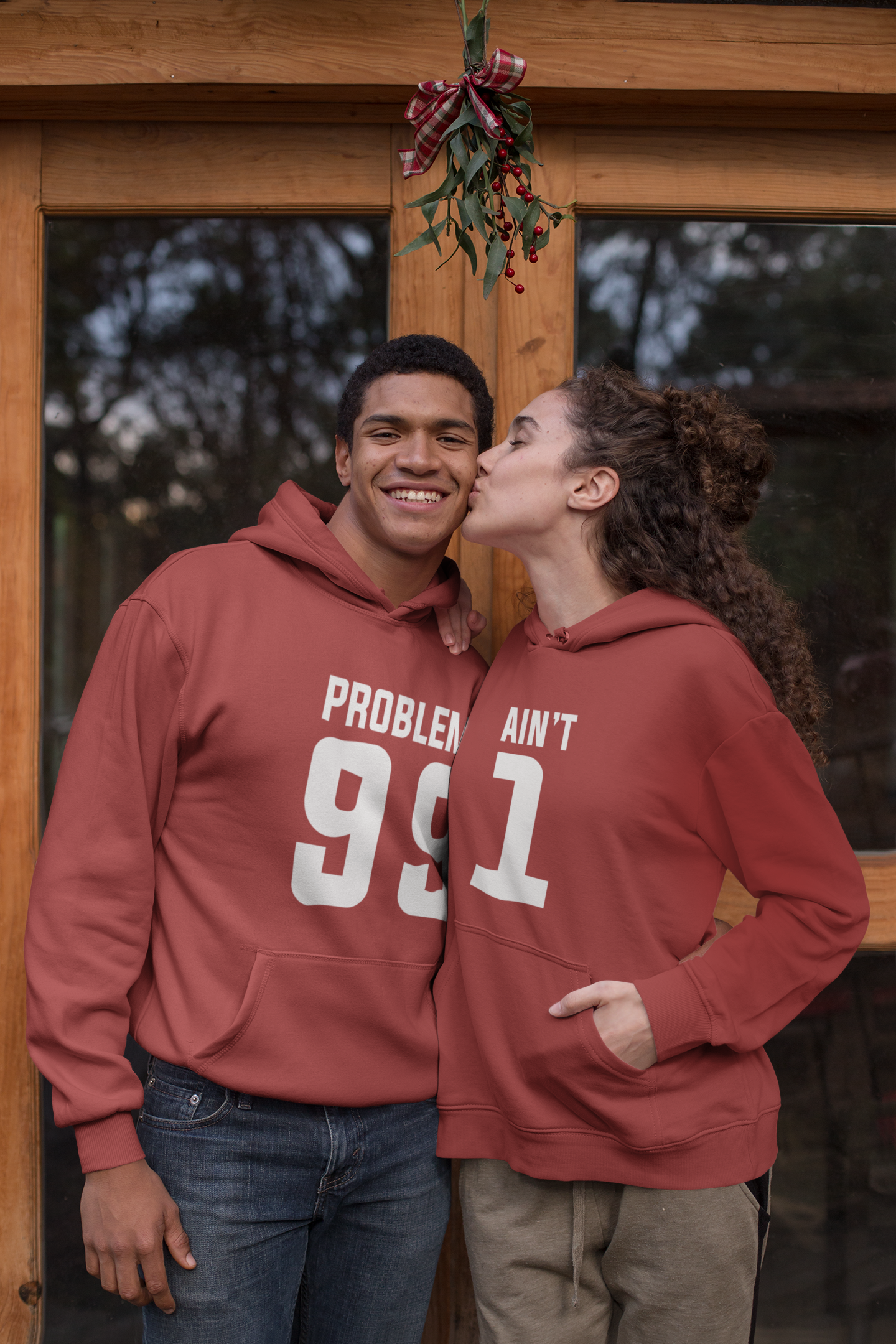 99 Problems Couple Hoodie-FunkyTradtion