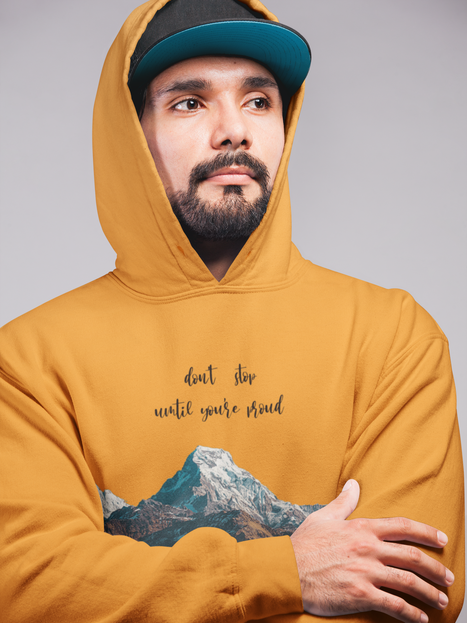 Dont Stop Men Hoodies-FunkyTradition