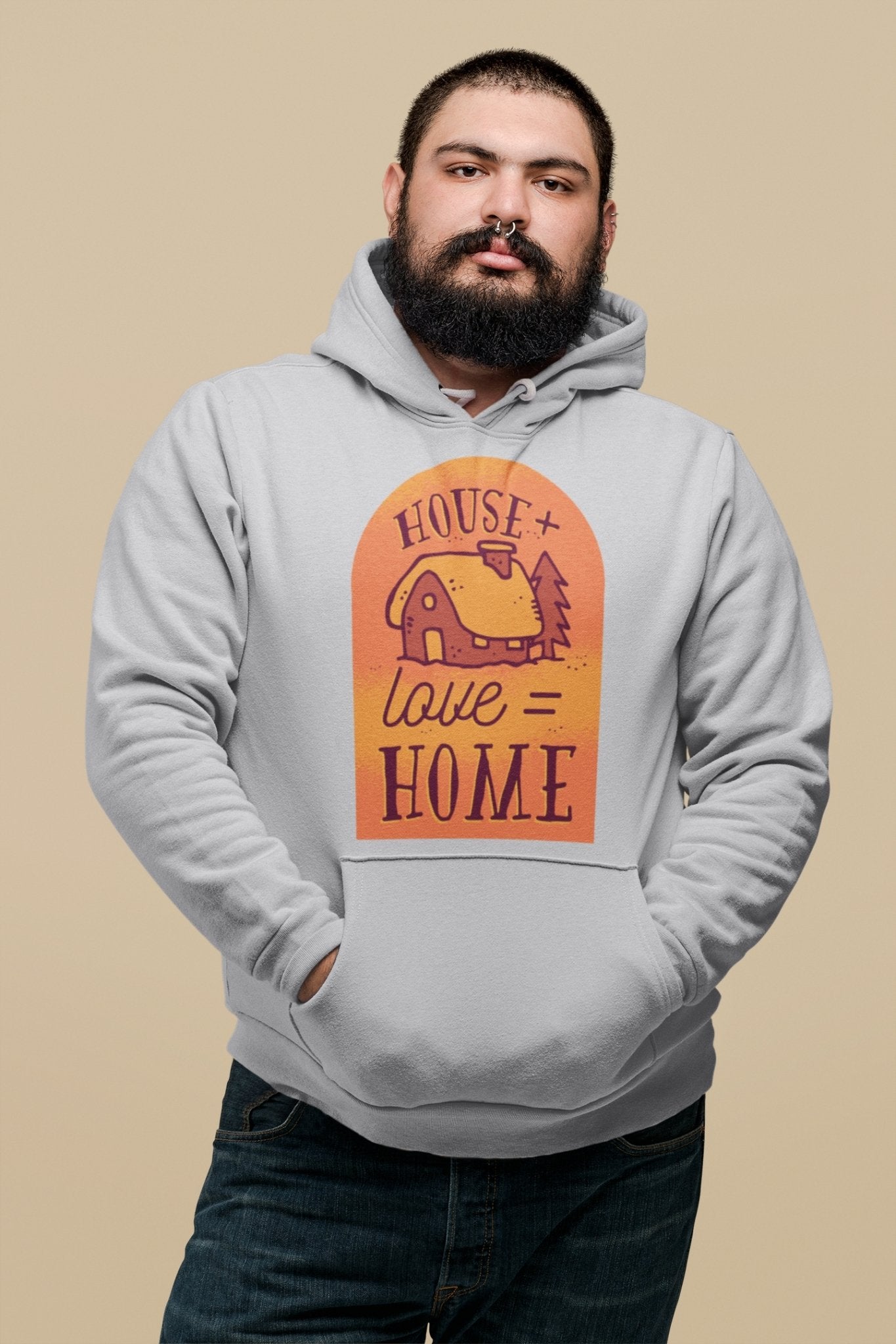 House Love Home Men Hoodies-FunkyTradition - FunkyTradition