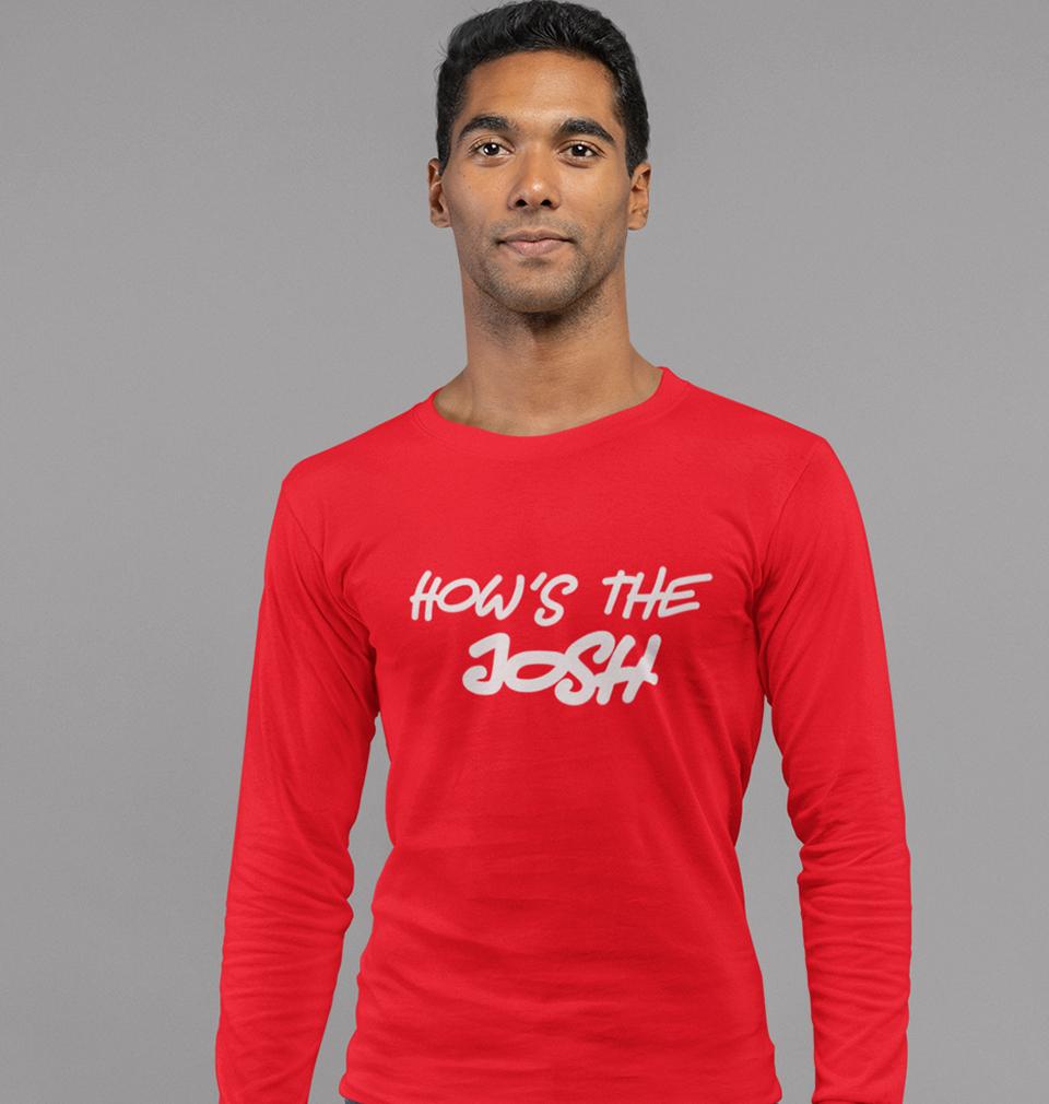 How's The Josh Full Sleeves T-Shirt For Men-FunkyTradition - FunkyTradition