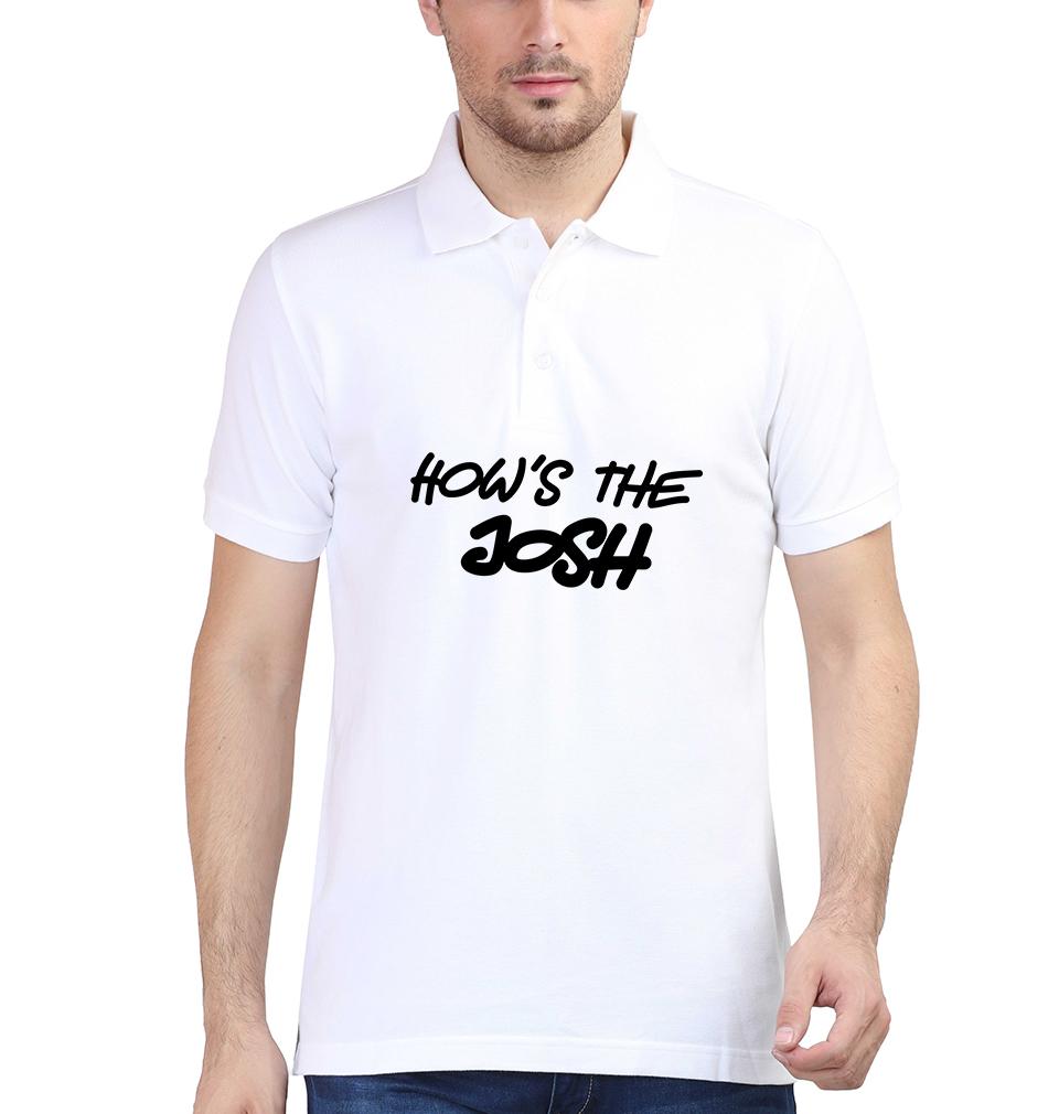 How's The Josh Half Sleeves Polo T-shirt For Men -FunkyTradition - FunkyTradition