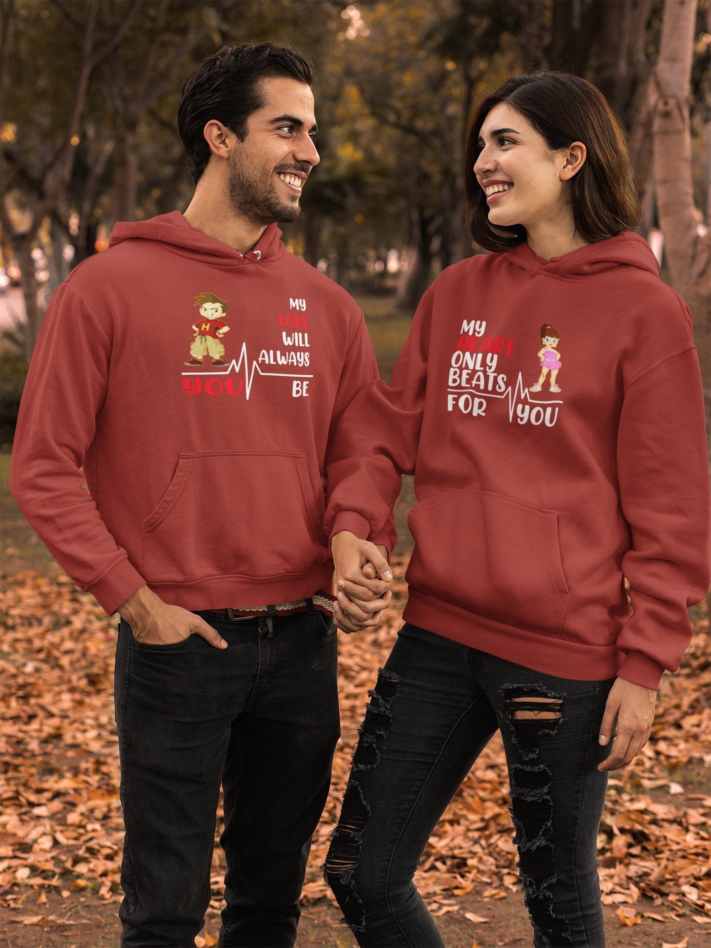 Hum Tum Couple Hoodie-FunkyTradition - FunkyTradition