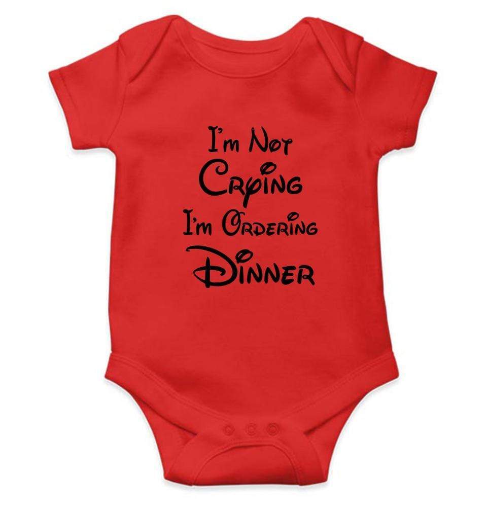 I am not crying I am ordering Dinner Rompers for Baby Girl- FunkyTradition - FunkyTradition