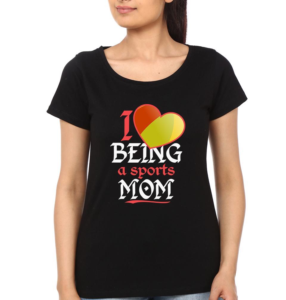 I Love Being A Sports Dad Mom Kid Family Half Sleeves T-Shirts-FunkyTradition - FunkyTradition