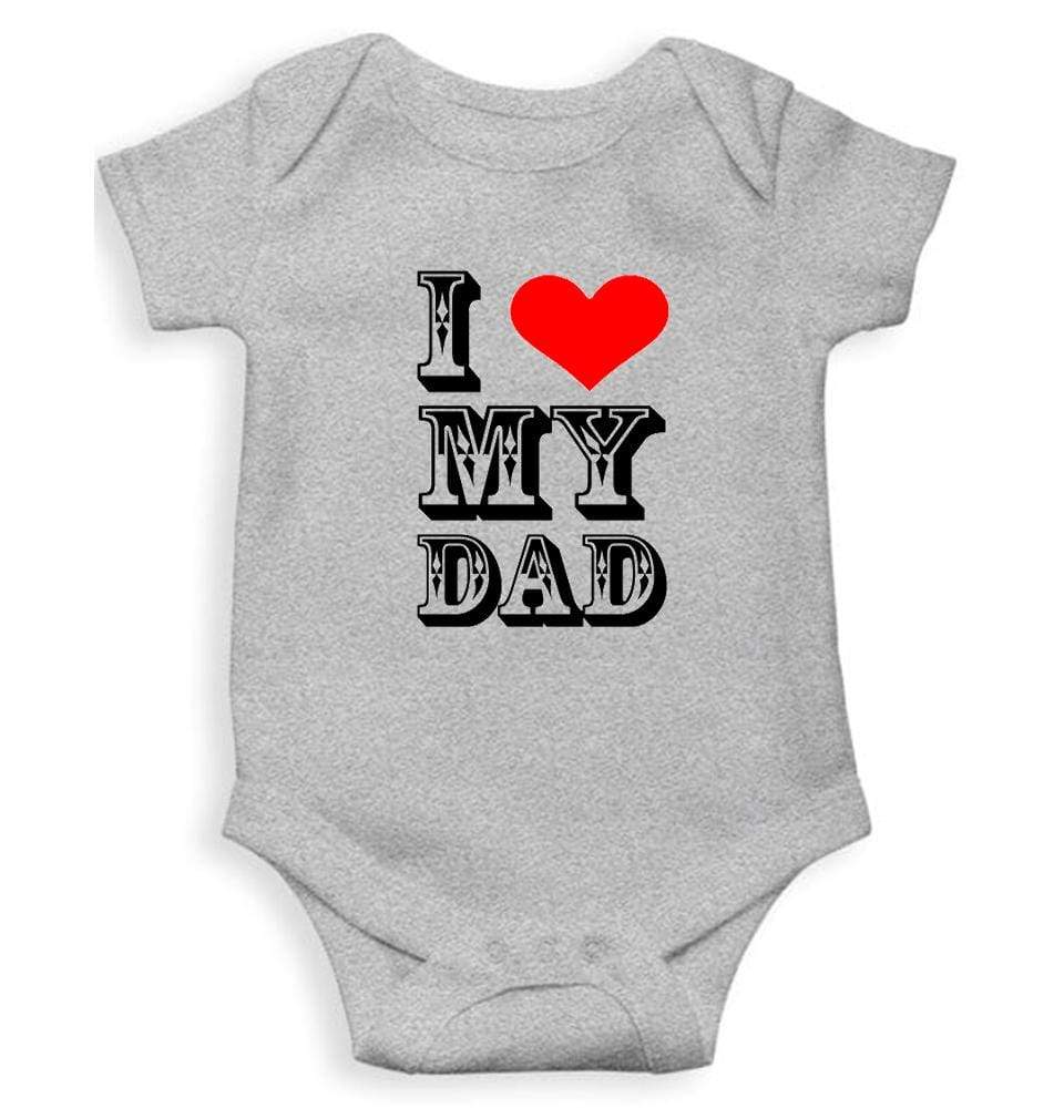 I Love My Dad Rompers for Baby Girl- FunkyTradition - FunkyTradition