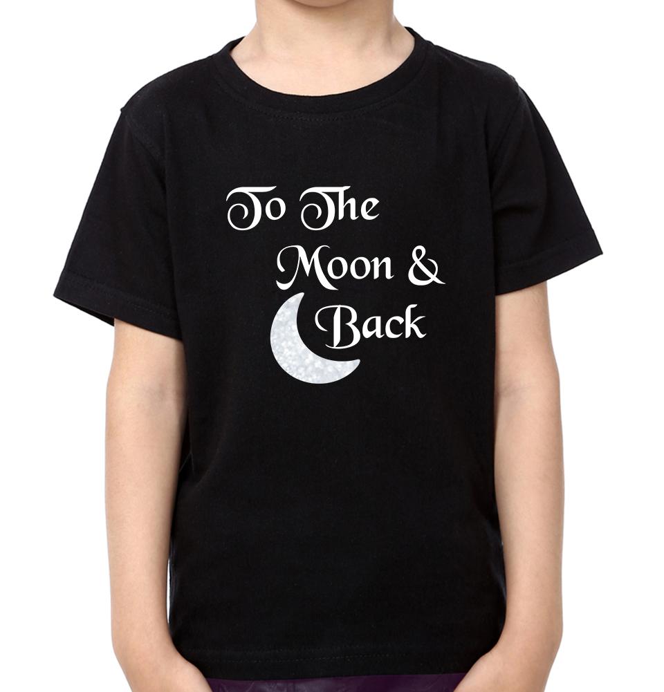 I Love You To The Moon & Back Father and Son Matching T-Shirt- FunkyTradition - FunkyTradition