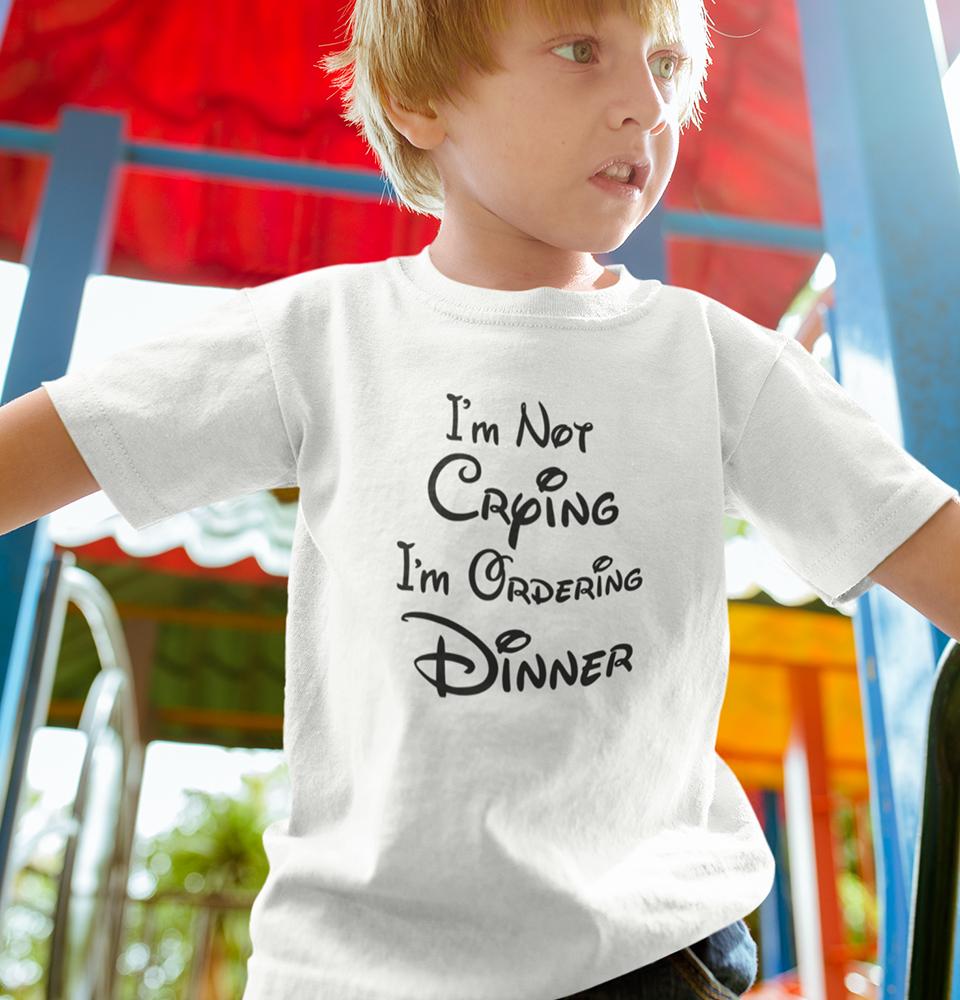 I M Not Crying Half Sleeves T-Shirt for Boy-FunkyTradition - FunkyTradition