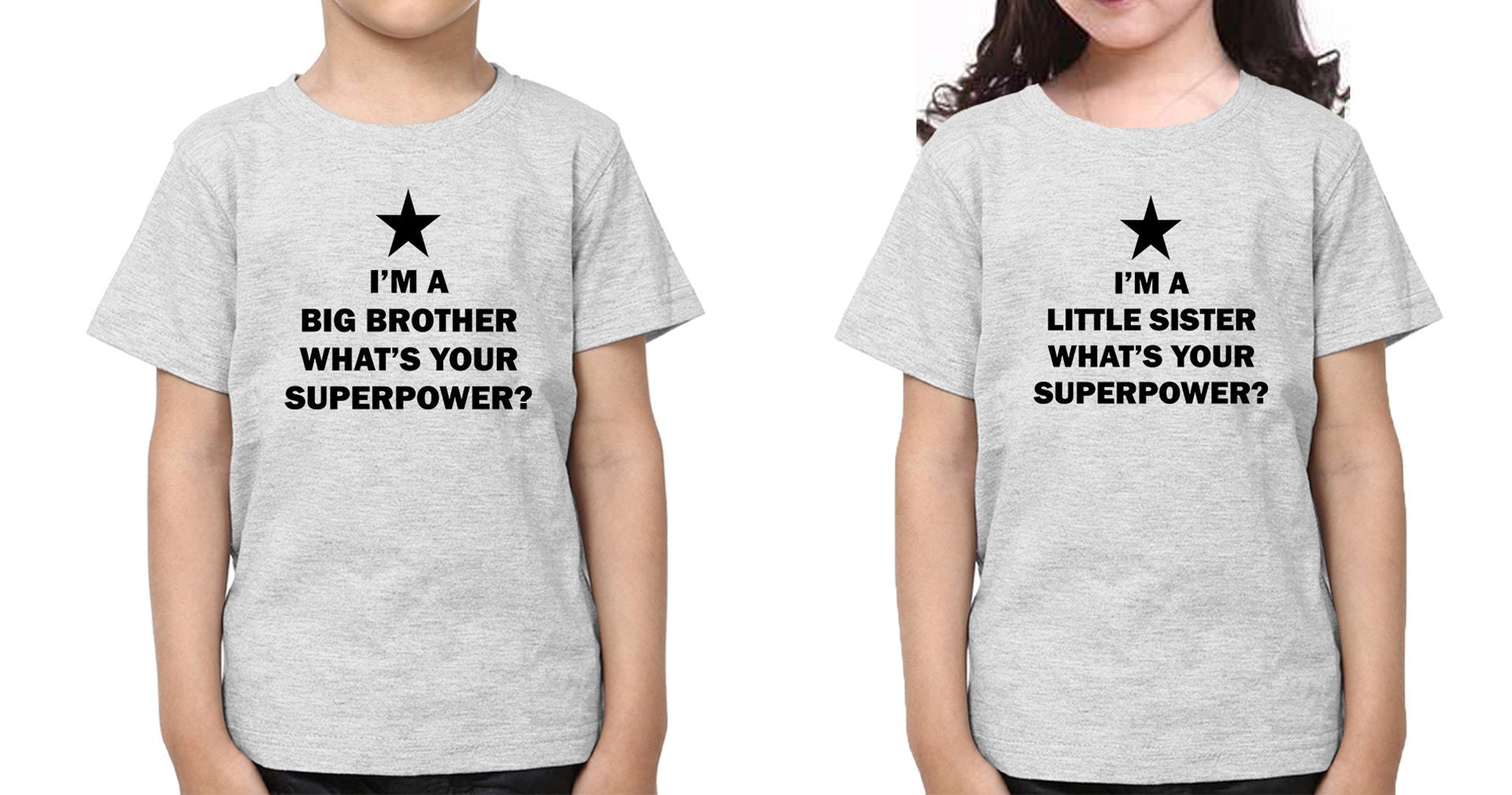 I'M Big Brother I ' M Little Sister Brother and Sister Matching T-Shirts- FunkyTradition - FunkyTradition