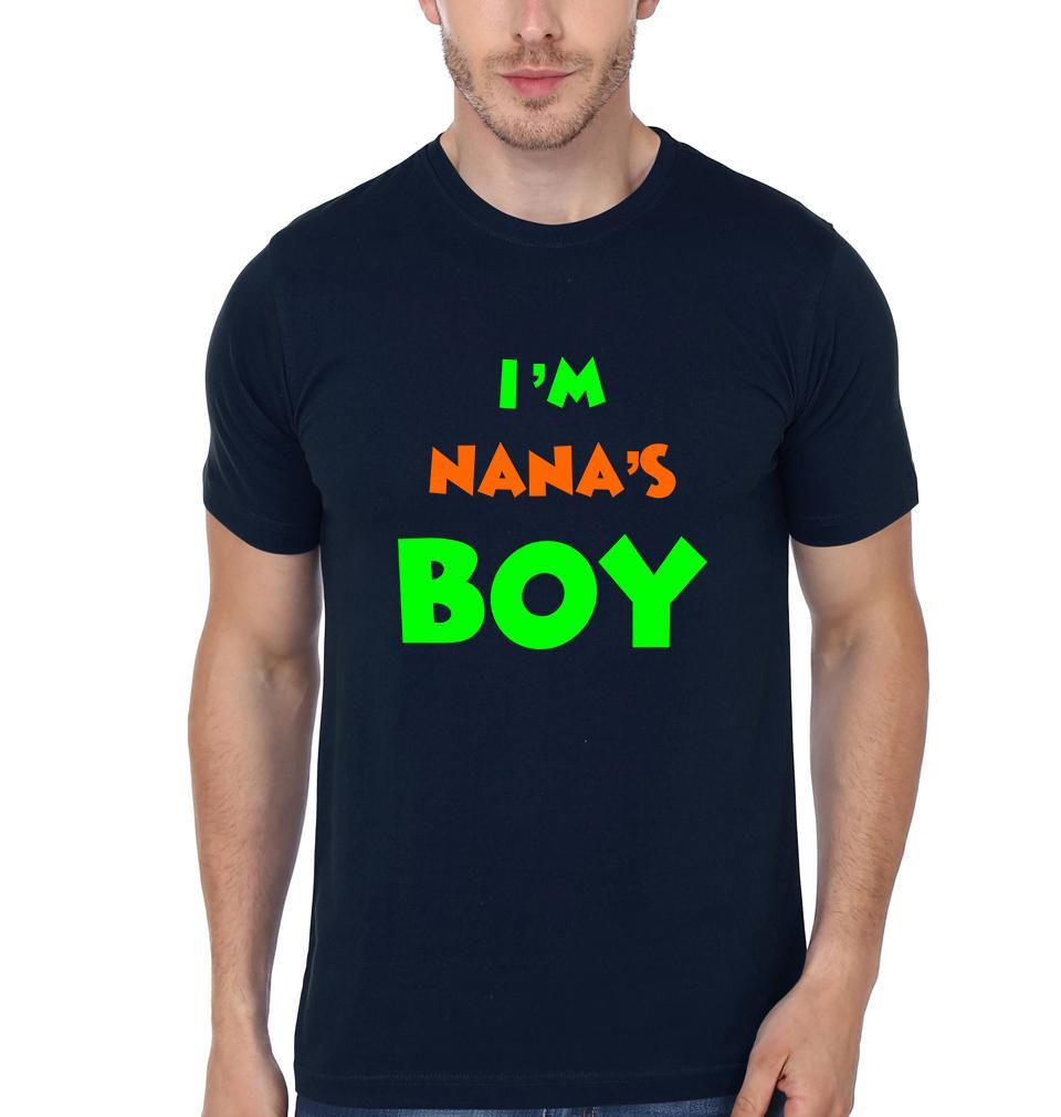 I'M Nana's Boy Dad Half Sleeves T-Shirts-FunkyTradition - FunkyTradition