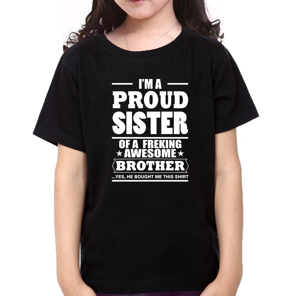 I'M Proud Brother Sister Brother and Sister Matching T-Shirts- FunkyTradition - FunkyTradition