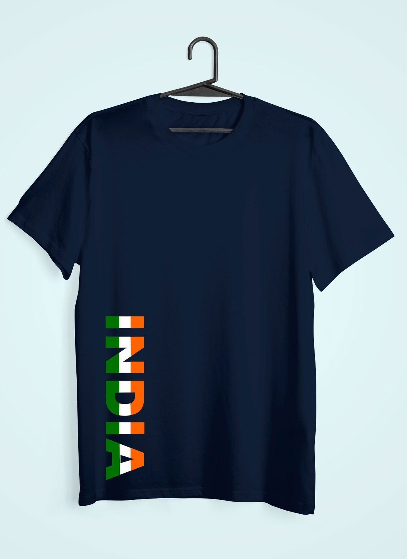 India Typography Mens Half Sleeves T-shirt- FunkyTradition - Funky Tees Club