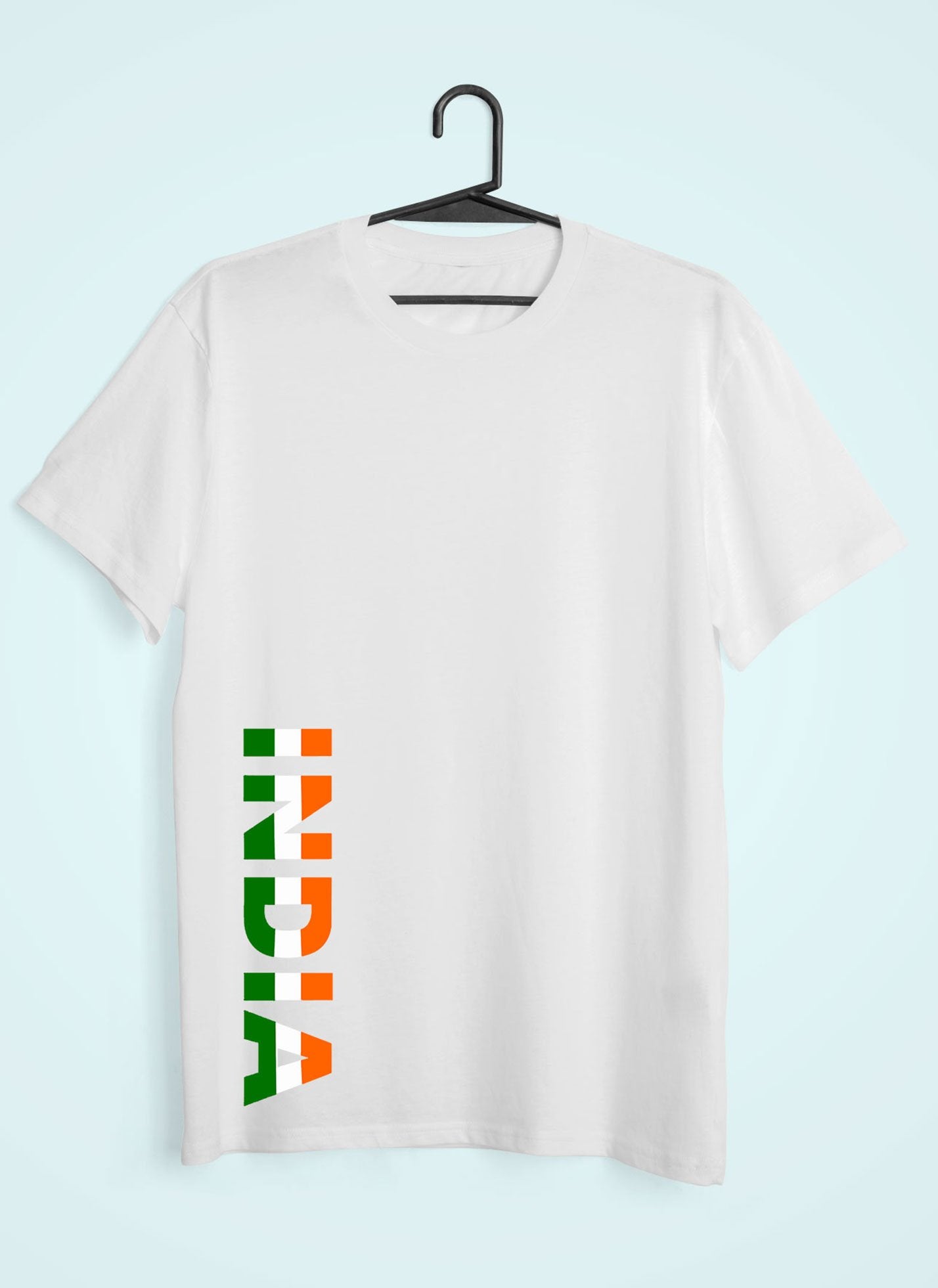India Typography Women Half Sleeves T-shirt- FunkyTradition - Funky Tees Club