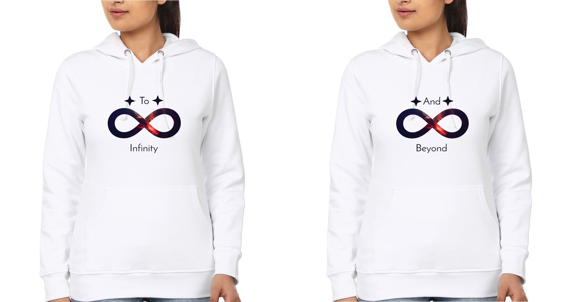 Infinity Beyond Sister Sister Hoodies-FunkyTradition - FunkyTradition
