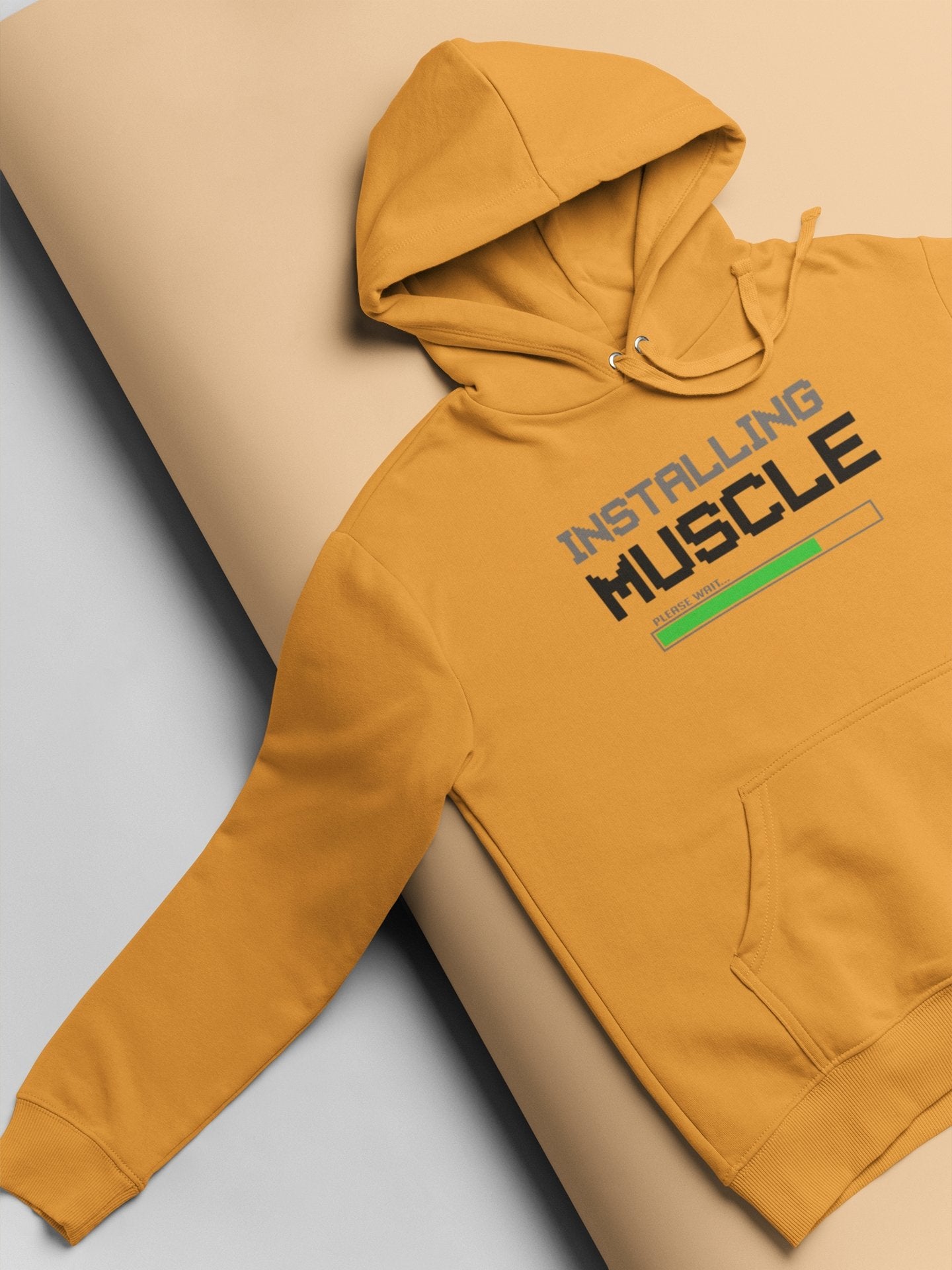 Installing Muscles Gym And Workout Hoodies for Women-FunkyTradition - Funky Tees Club